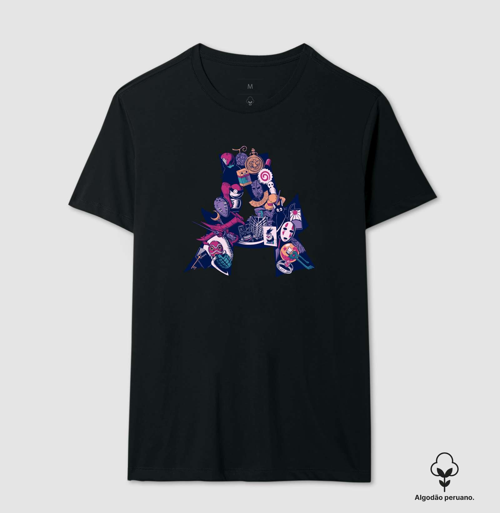Camiseta Algodão Peruano A é de Anime - Imagem 3