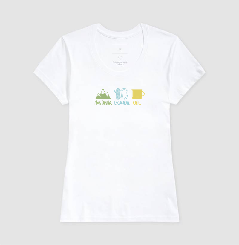 Camiseta Falésia & Magnésio | Montanha, Escalada & Café - Imagem 5
