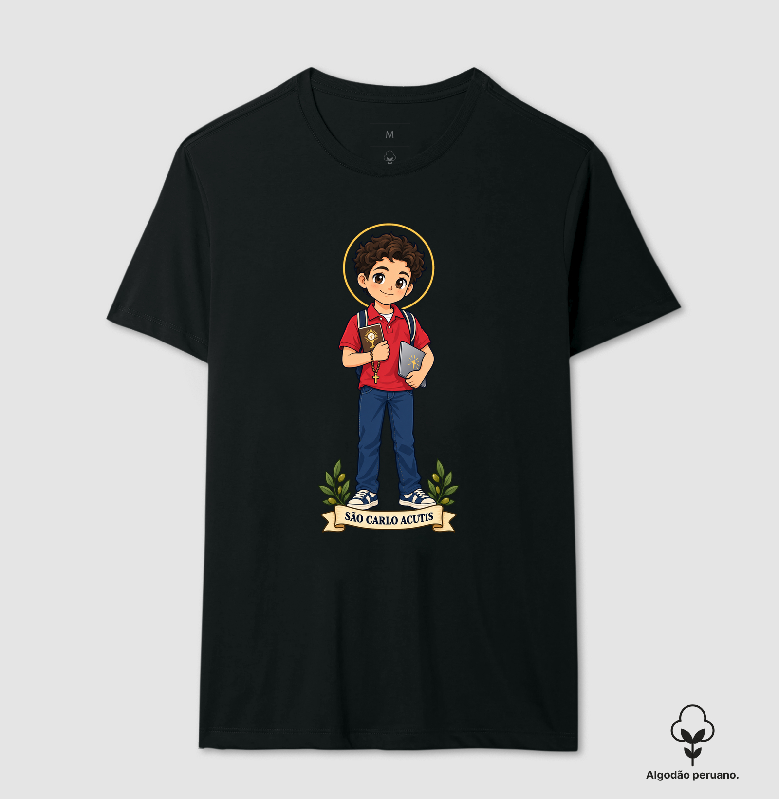São Carlo Acutis - estilo chibi - Imagem 2