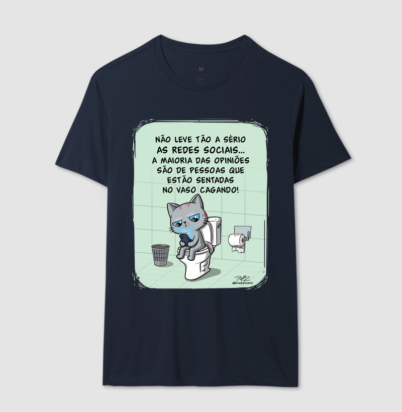 Camiseta Gato Sincero no Vaso - Imagem 6