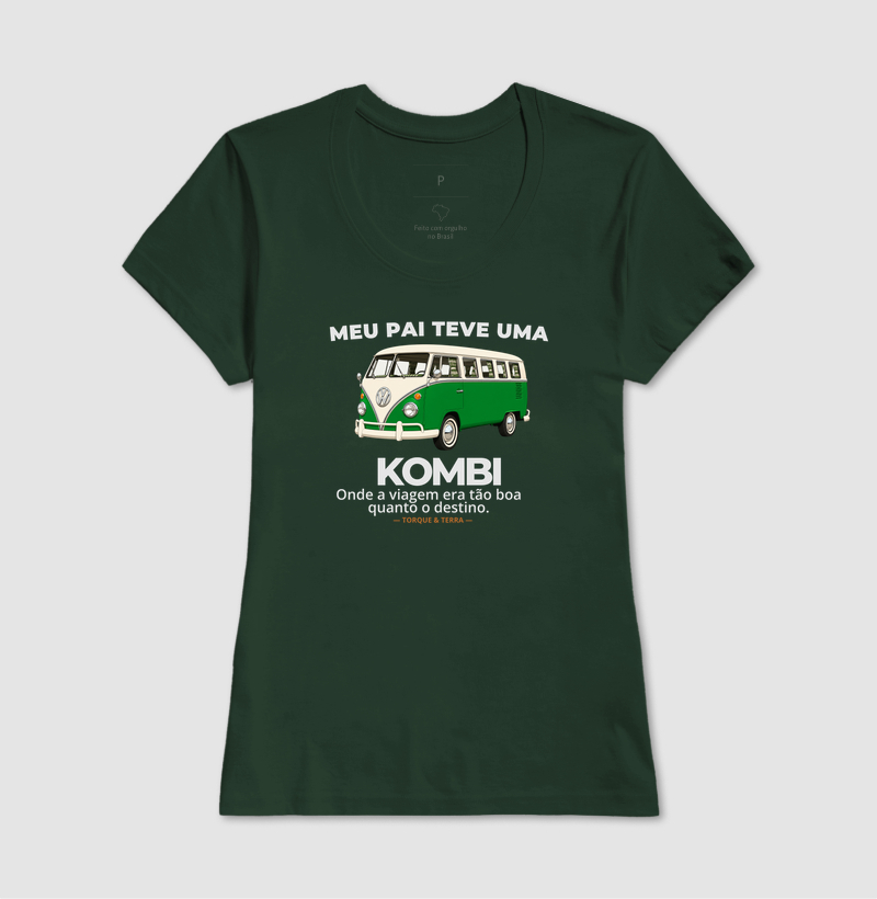 Meu pai teve uma - KOMBI - verde com off-white - Imagem 13