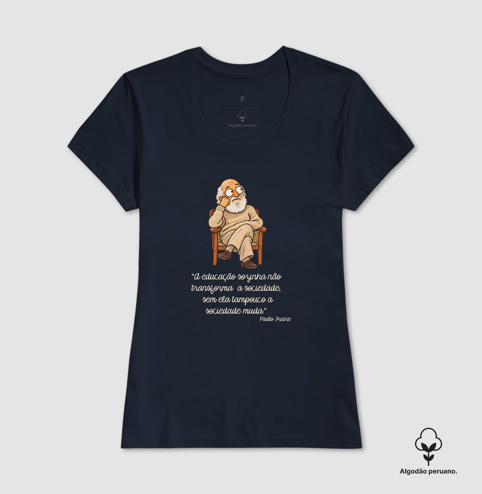 Paulo Freire - Cartoon - A educação sozinha não transforma a sociedade - Imagem 6