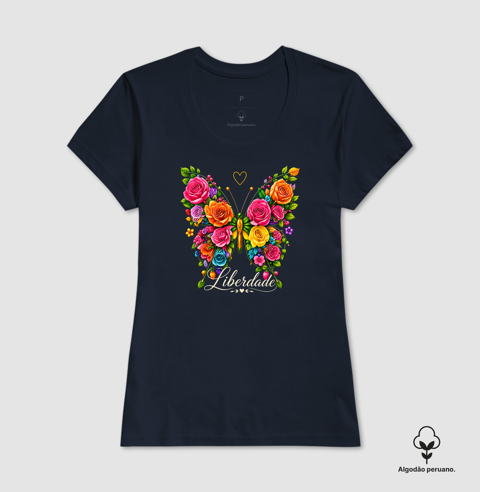 Camiseta Borboleta Liberdade - Imagem 8