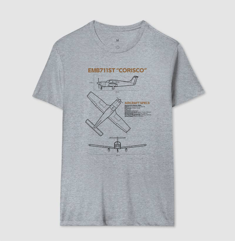 EMB 711ST "Corisco" | Blueprint - Imagem 8