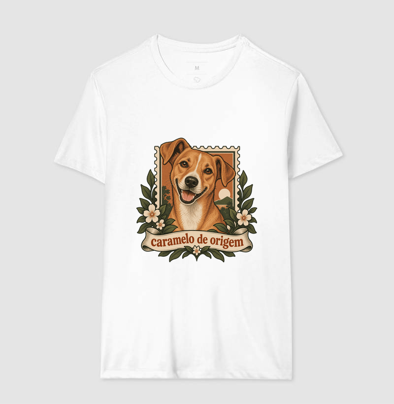 Camiseta Vira-Lata Caramelo "caramelo de origem" | Pelo & Pano - Imagem 4