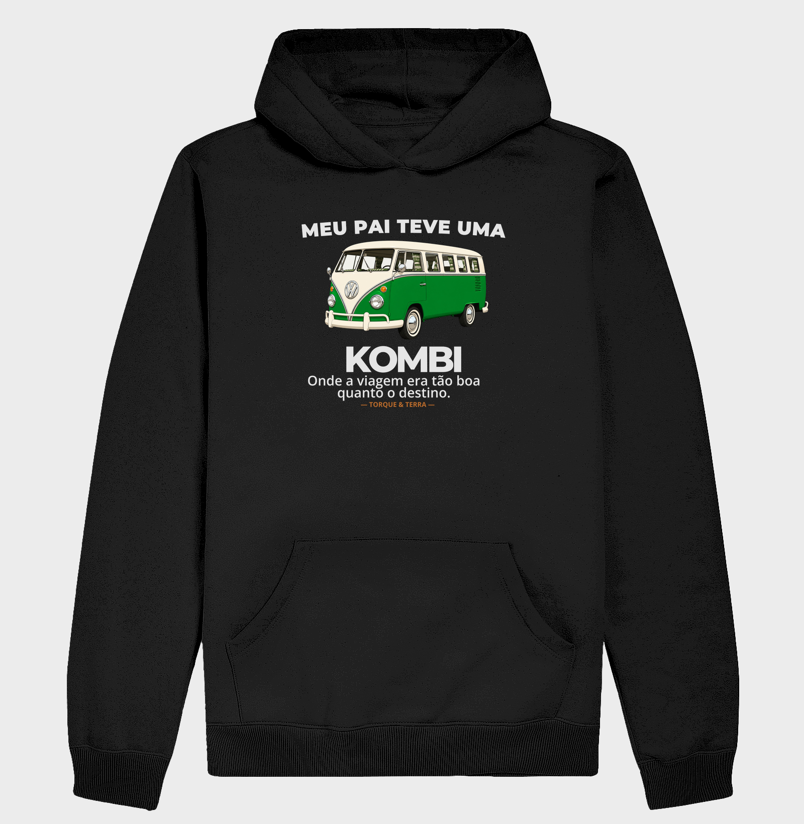 Meu pai teve uma - KOMBI - verde com off-white - Imagem 2