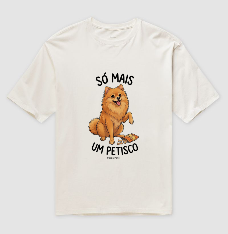 CAMISETA OVERSIZED SPITZ ALEMÃO PETISCO - Imagem 4