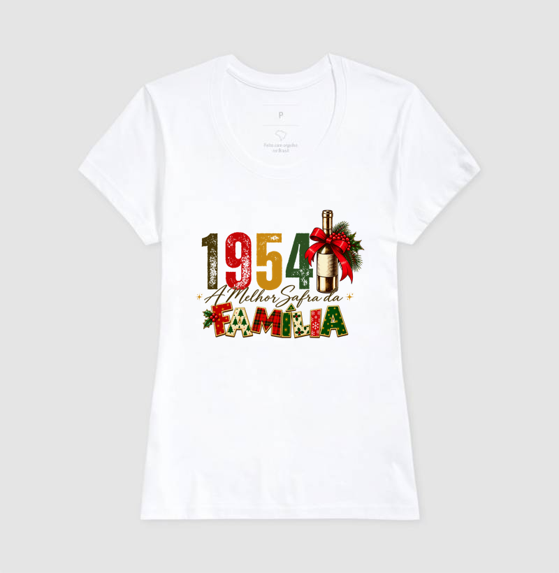 Camiseta Algodão Peruano A Melhor Safra da Família 1954 - Imagem 3