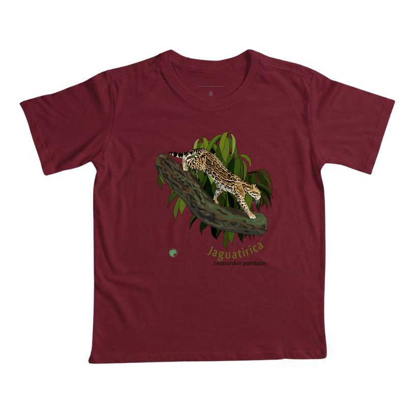 Camiseta infantil jaguatirica - Imagem 8