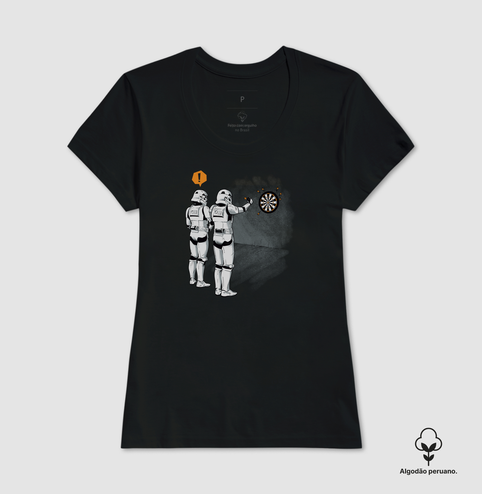 Camiseta Algodão Peruano Dardos Mira de Elite - Imagem 3