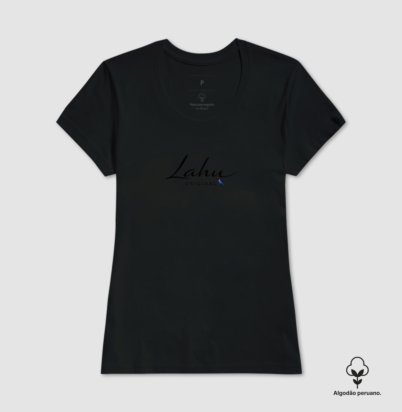 ✨ Essa estampa é um exemplo perfeito de elegância minimalista. O design apresenta o nome “Lahu” em uma caligrafia fluida e sofisticada, transmitindo leveza e autenticidade. Abaixo, o termo “ORIGINAL” surge em letras maiúsculas, equilibrando o conjunto com um toque de modernidade e firmeza. - Imagem 9