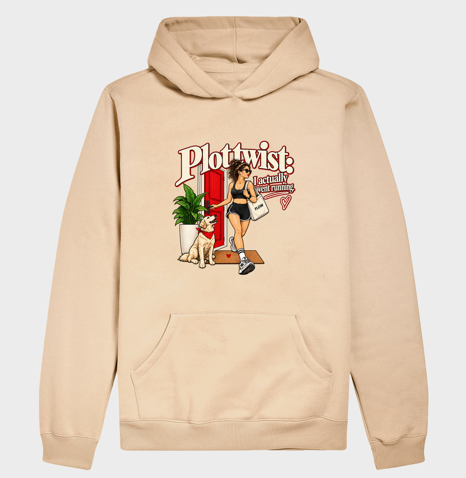 Hoodie Moletom Corrida - Plot Twist: I Actually Went Running - Imagem 5