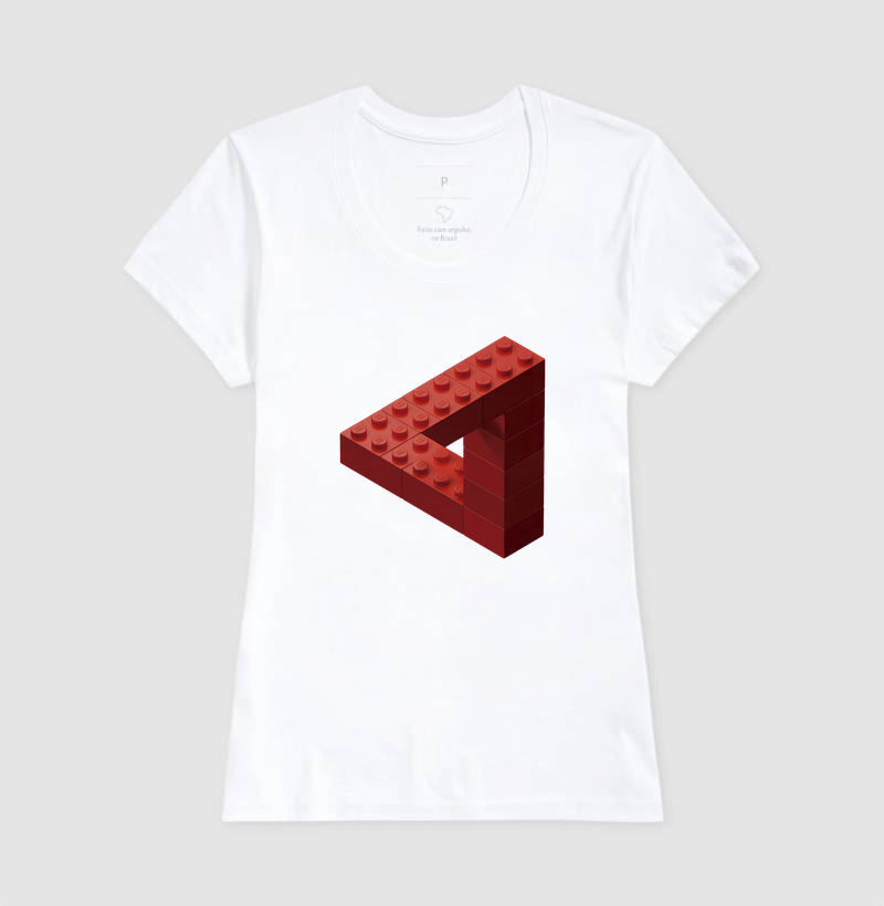 Camiseta Ilusão de Blocos - Imagem 5
