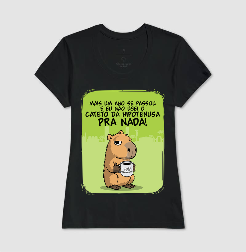 Camiseta Capivara Cateto da Hipotenusa - Imagem 3