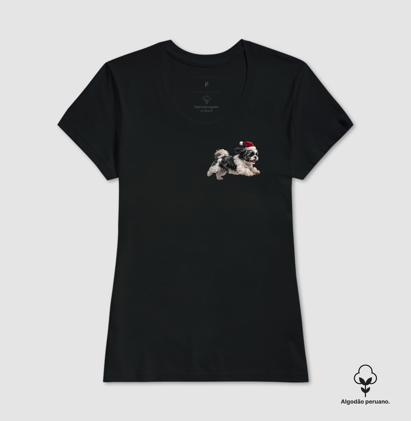 Shih Tzu Preto e Branco - Natal - Imagem 5