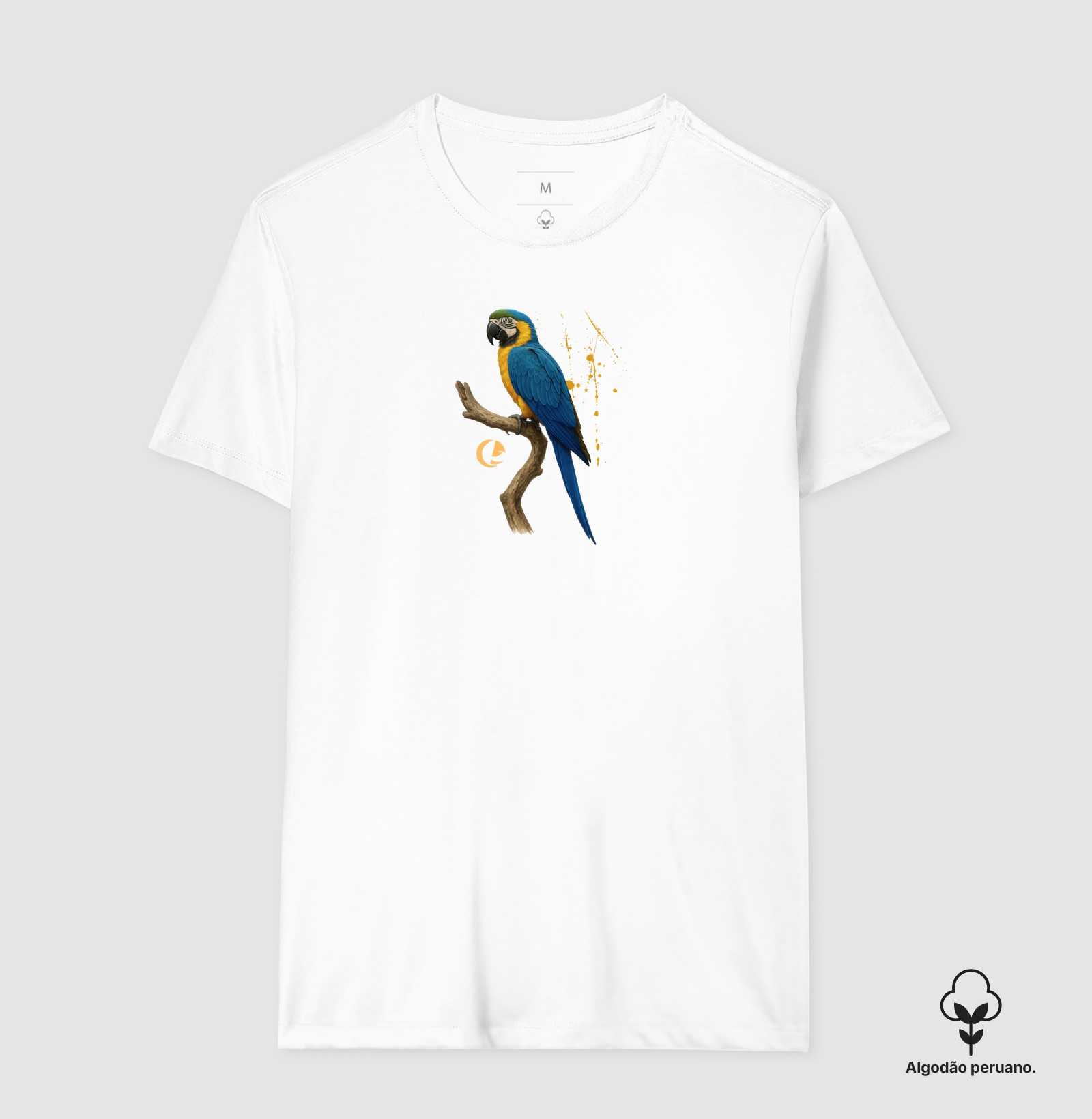Camiseta Algodão Peruano - Arara Canindé - Imagem 2