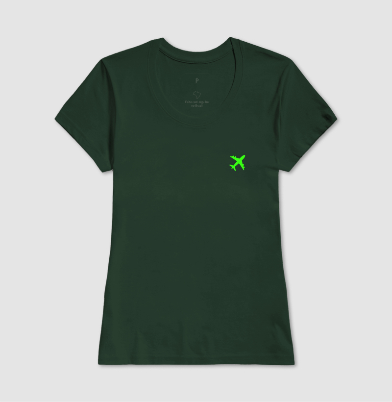 Viajante Minimalista - avião verde claro - Imagem 19
