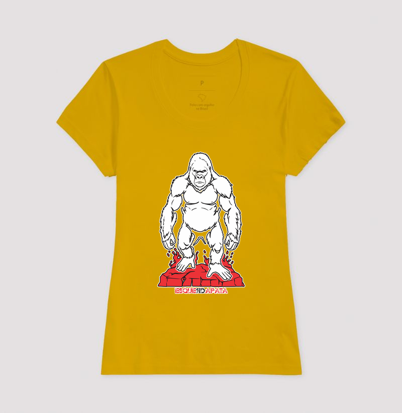 Camiseta Gorila em Algodão | EsquerdaPata - Imagem 18