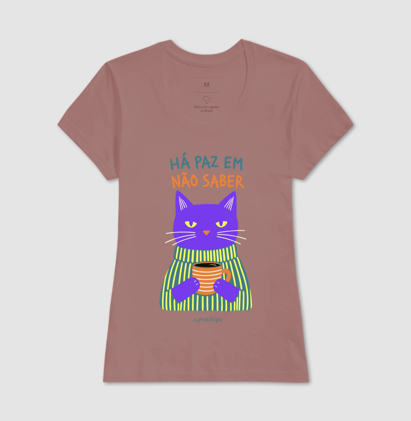 Camiseta Há Paz em Não Saber - Imagem 15