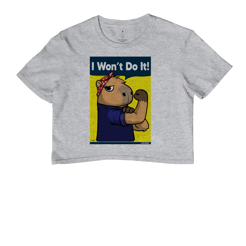 Camiseta Capivara I won’t do it! - Imagem 6