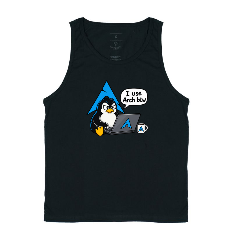 I Use Arch BTW — Pinguim Arch Edition - Imagem 3