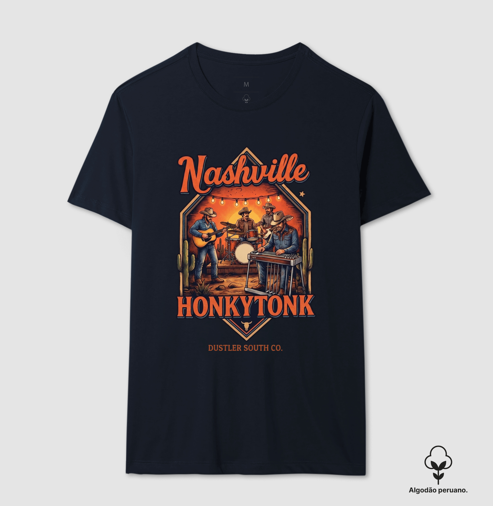 Camiseta Country Masculina Nashville Honky Tonk – Dustler South Co. - Imagem 2