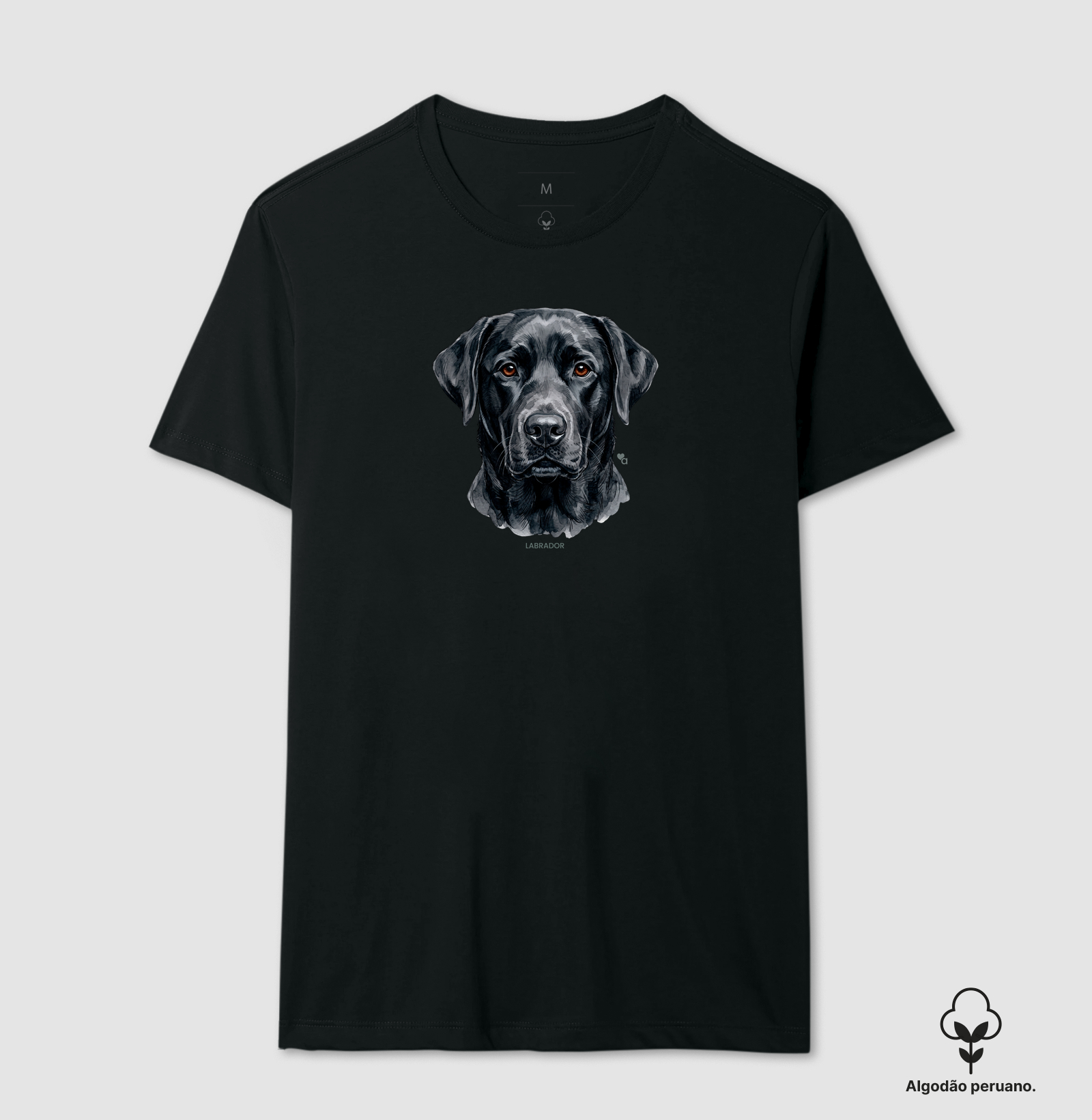 Cães - Labrador preto - Algodão Peruano - Imagem 6