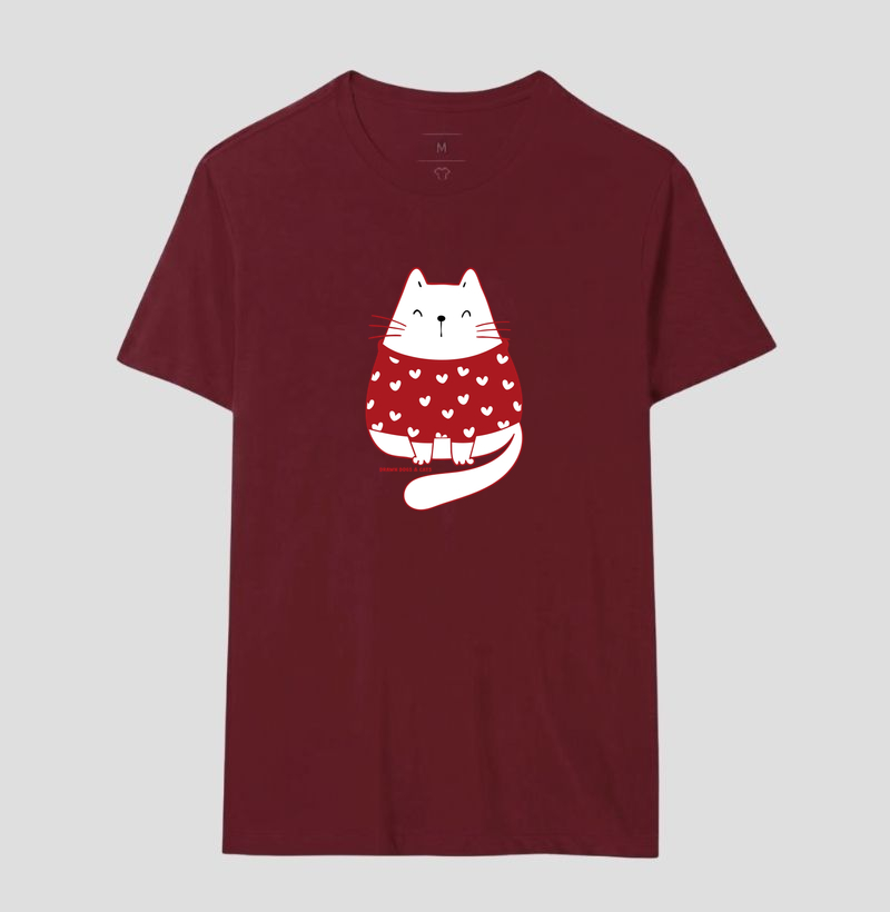 Gata branca de suéter vermelho - Imagem 19