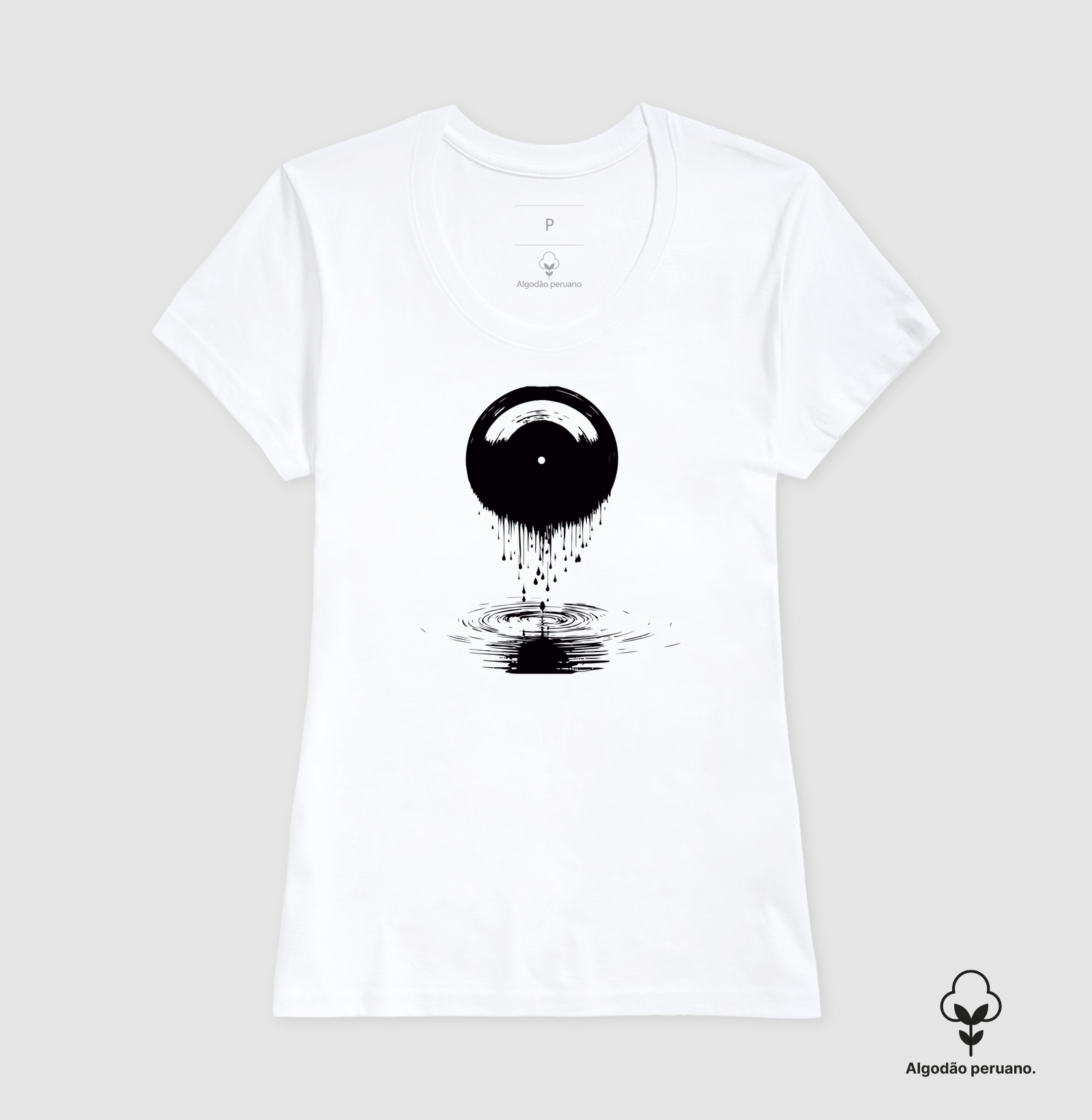 Camiseta Algodão Peruano Vinil Ink - Imagem 3