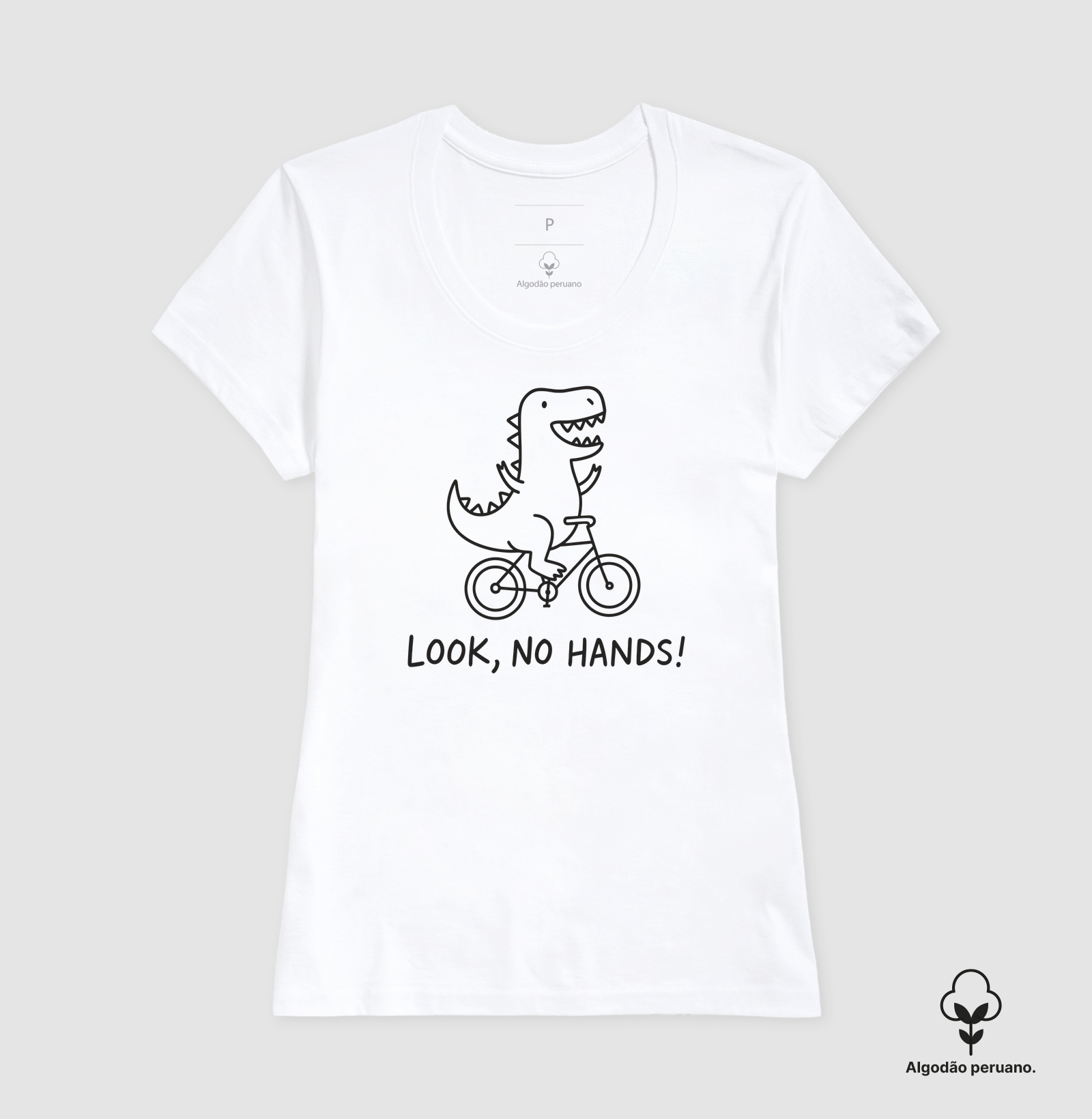 Camiseta T-Rex Sem Mãos - Imagem 3