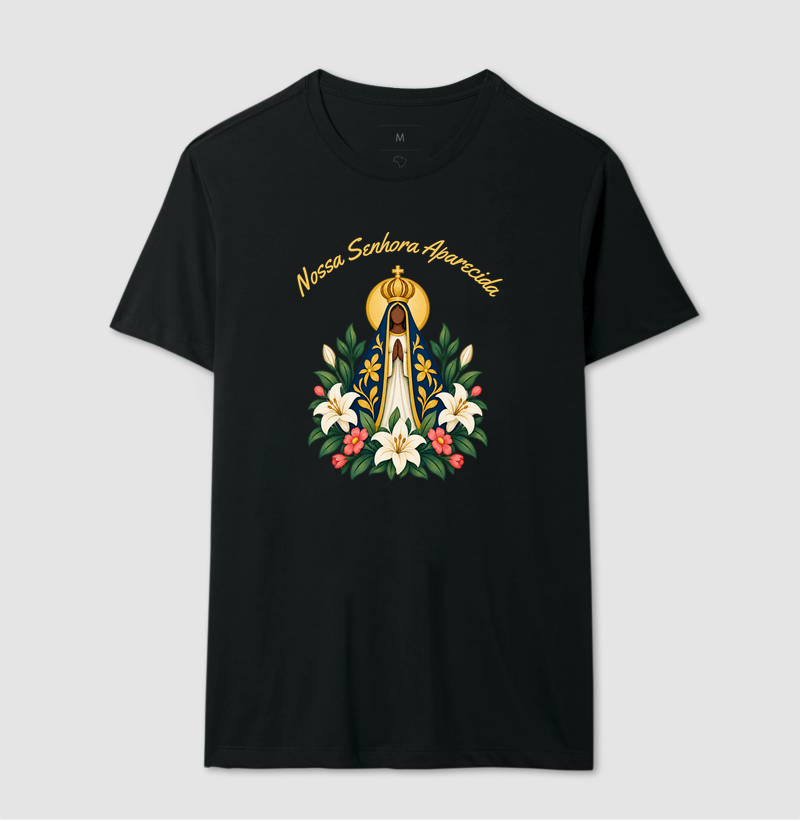 Camiseta Nossa Senhora Aparecida — Manto de Amor - Imagem 5