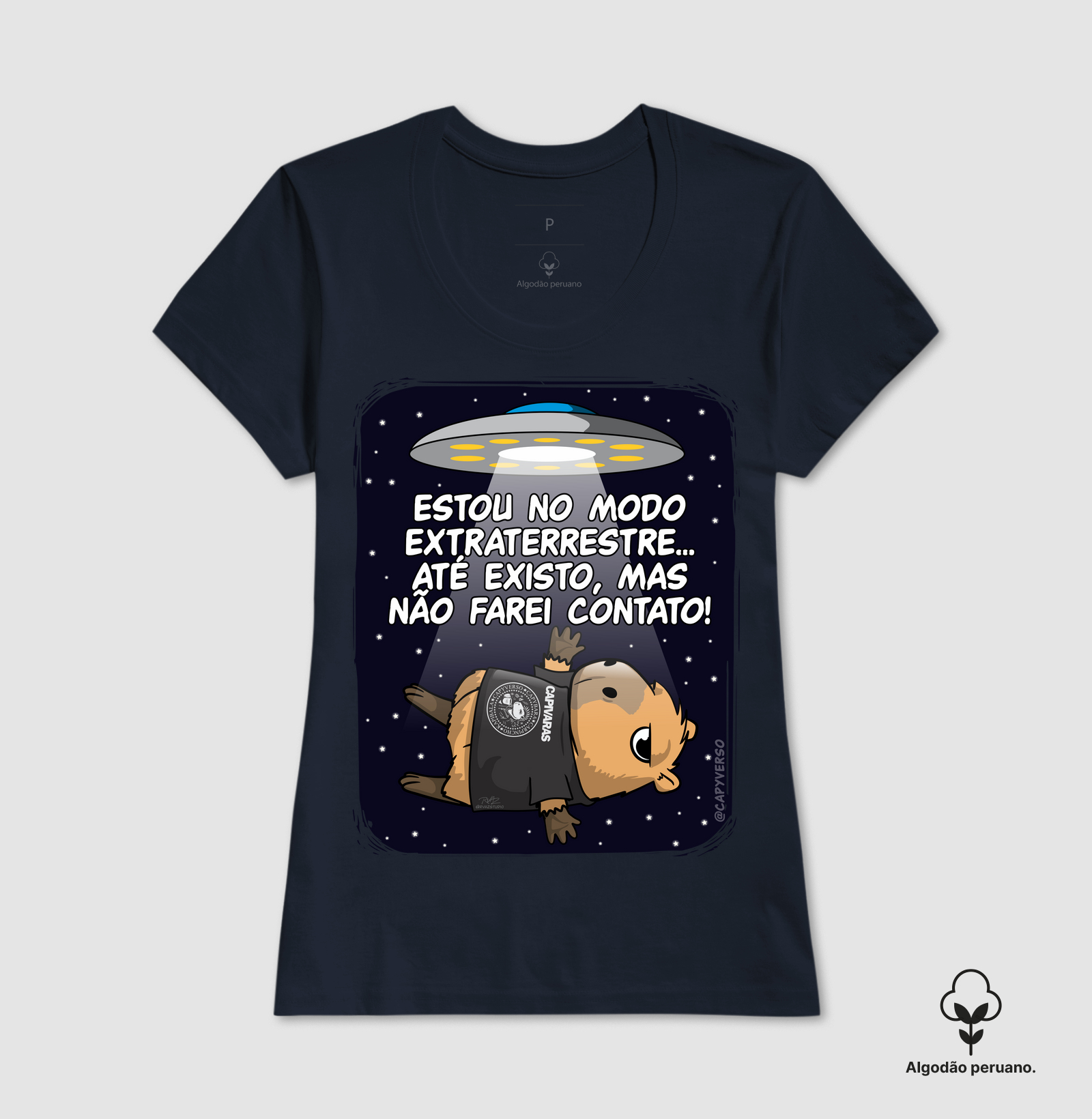 Camiseta Capivara Extraterrestre - Imagem 7
