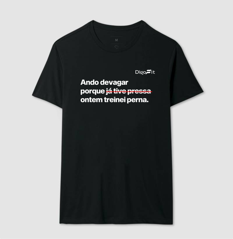 CAMISETA ACADEMIA ONTEM EU TREINEI PERNA - Imagem 2