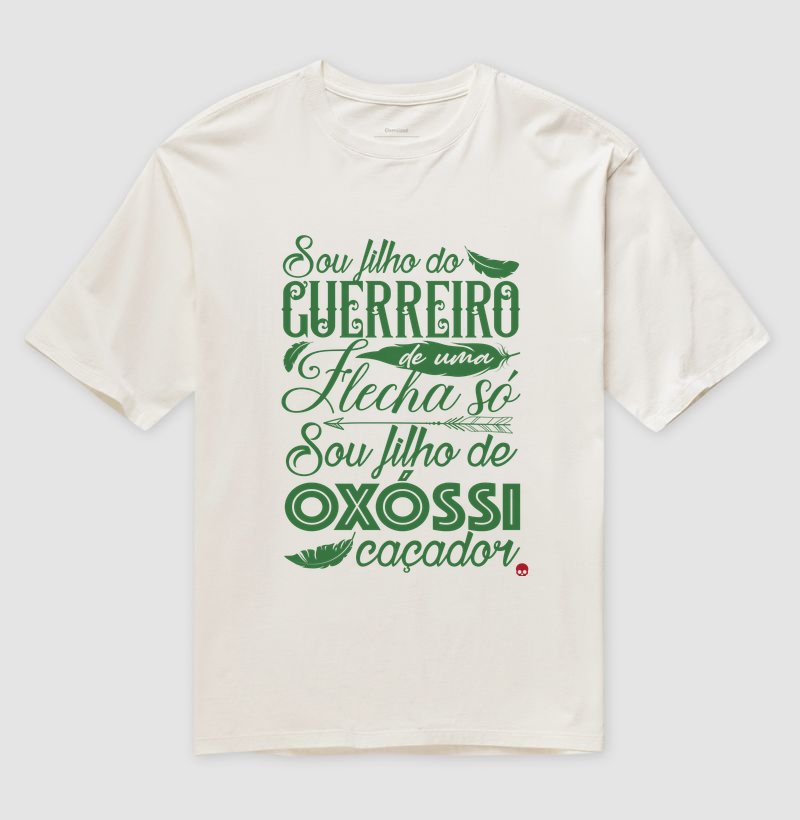 Camiseta Umbanda Oxóssi - Sou filho de um Guerreiro - Imagem 4
