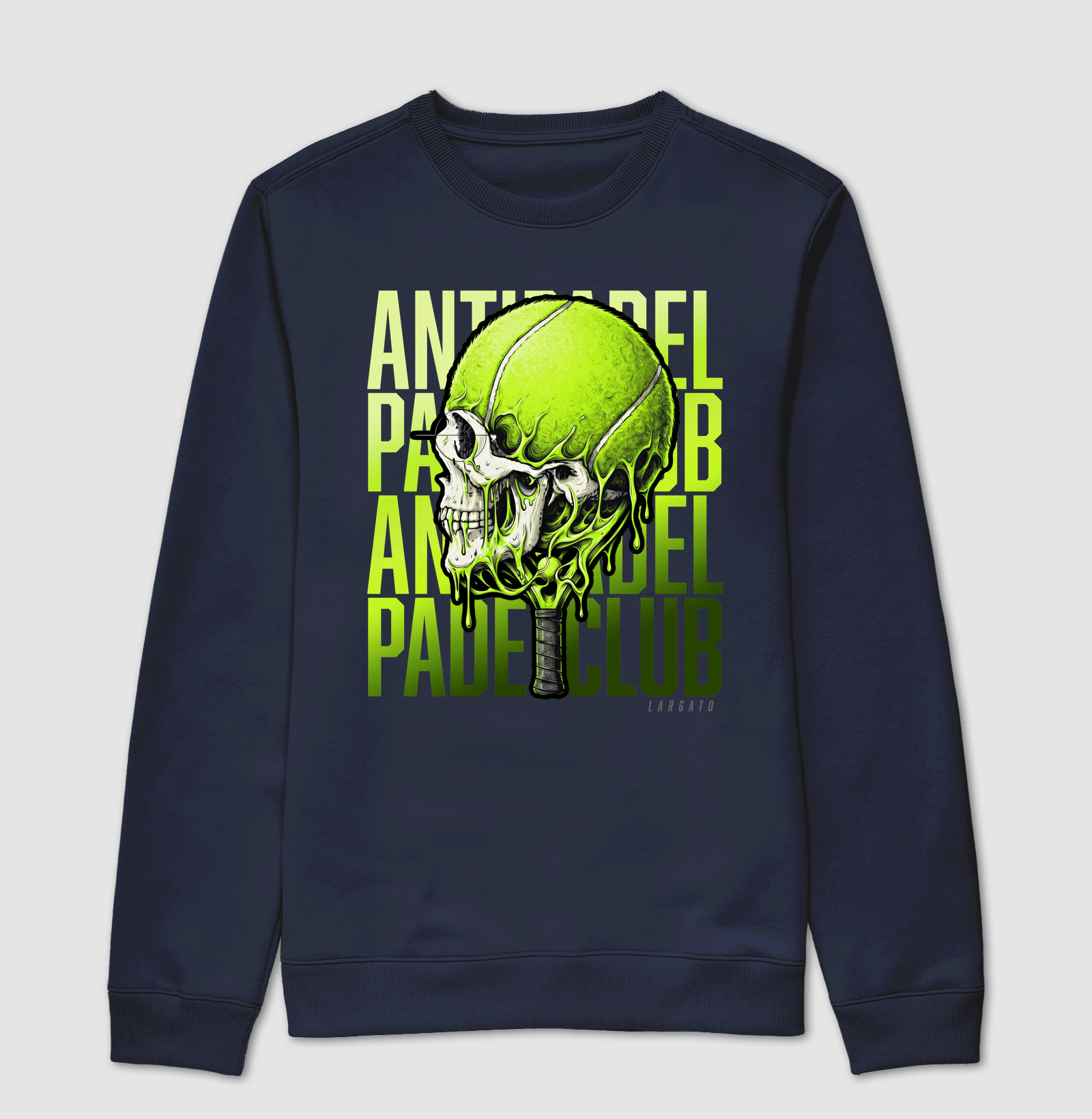 Camiseta Anti-Padel Caveira Verde - Imagem 5