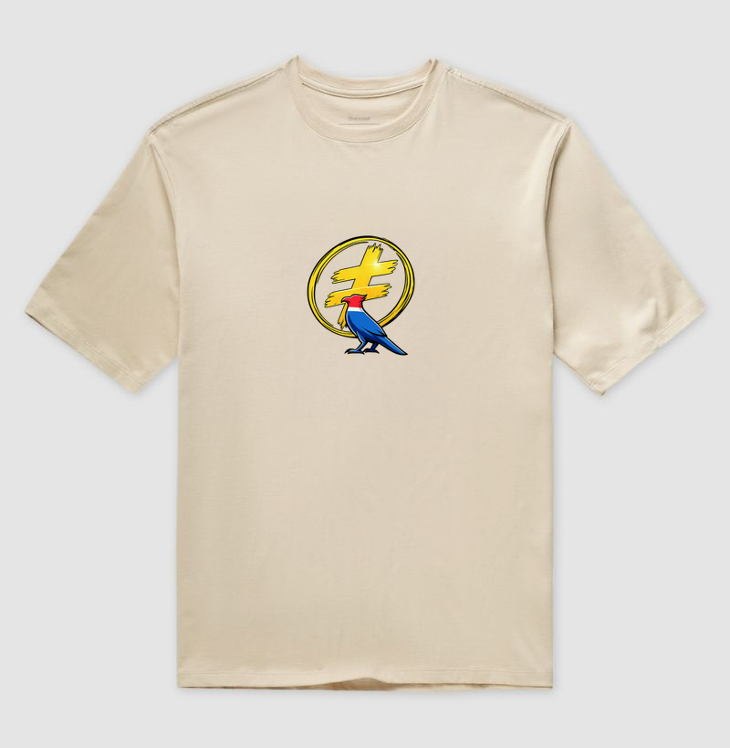 Camiseta com estampa “≠” e pássaro colorido — símbolo de diversidade e liberdade. Um manifesto de orgulho e inclusão para quem acredita na força das diferenças. - Imagem 3