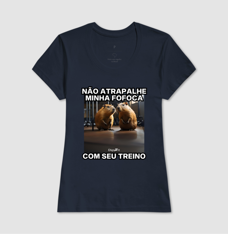 CAMISETA ACADEMIA NÃO ATRAPALHE MINHA FOFOCA COM SEU TREINO - Imagem 7