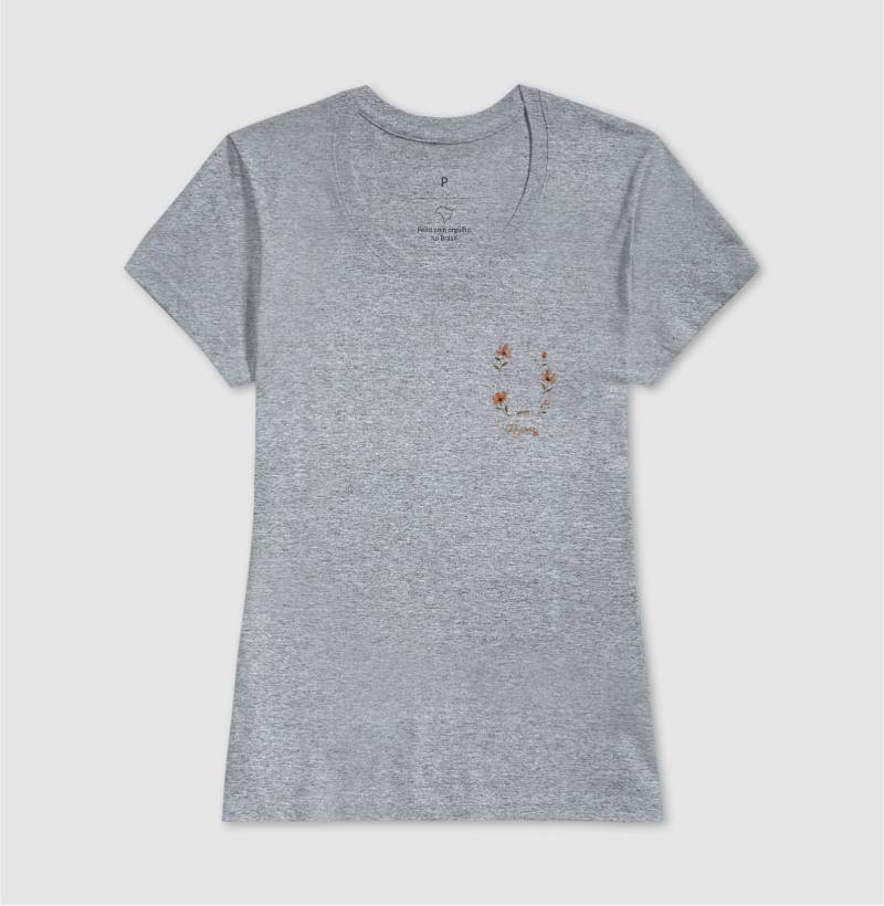 Camiseta Masculina, Feminina, Babylook e Unissex de Algodão "Live, Laugh, Love" - Imagem 3