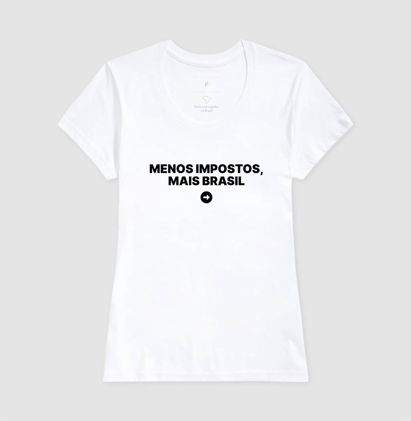 Camiseta Menos impostos, mais Brasil - Imagem 5