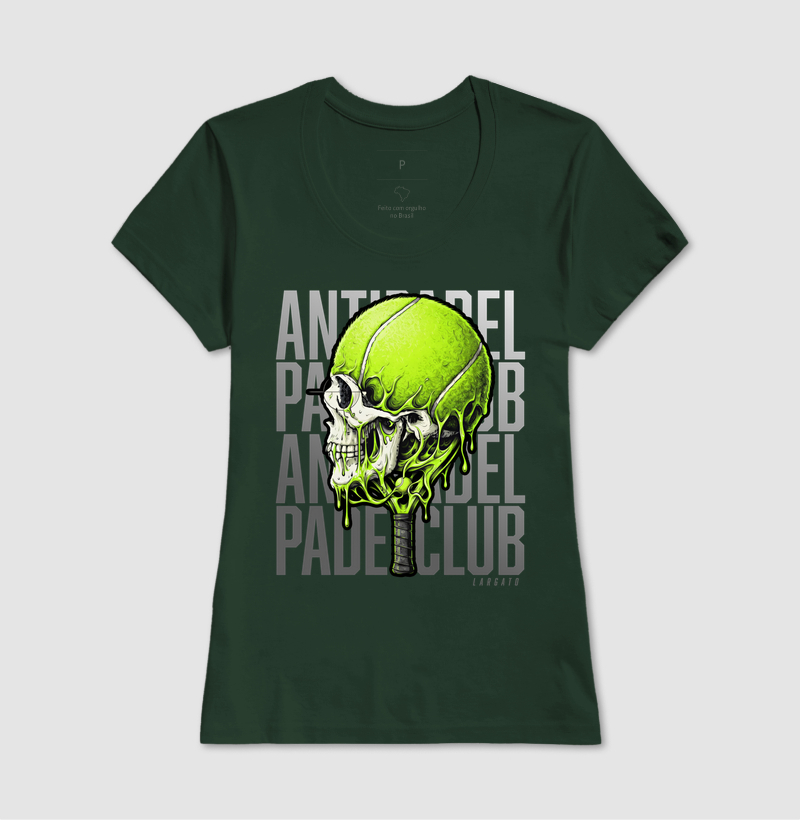 Camiseta Anti-Padel Caveira Prata - Imagem 9