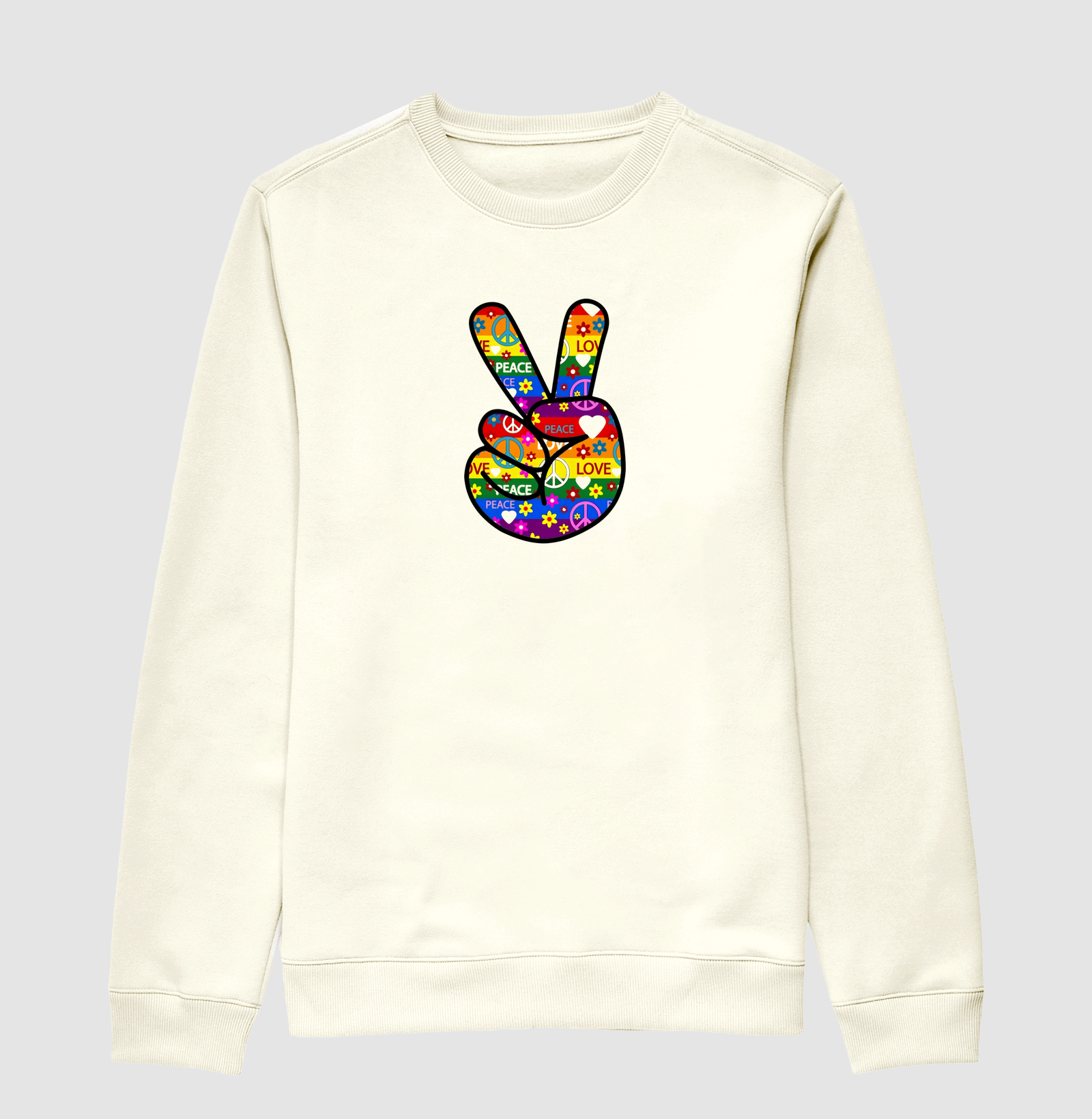 Camiseta Paz e Amor Retro - Imagem 2