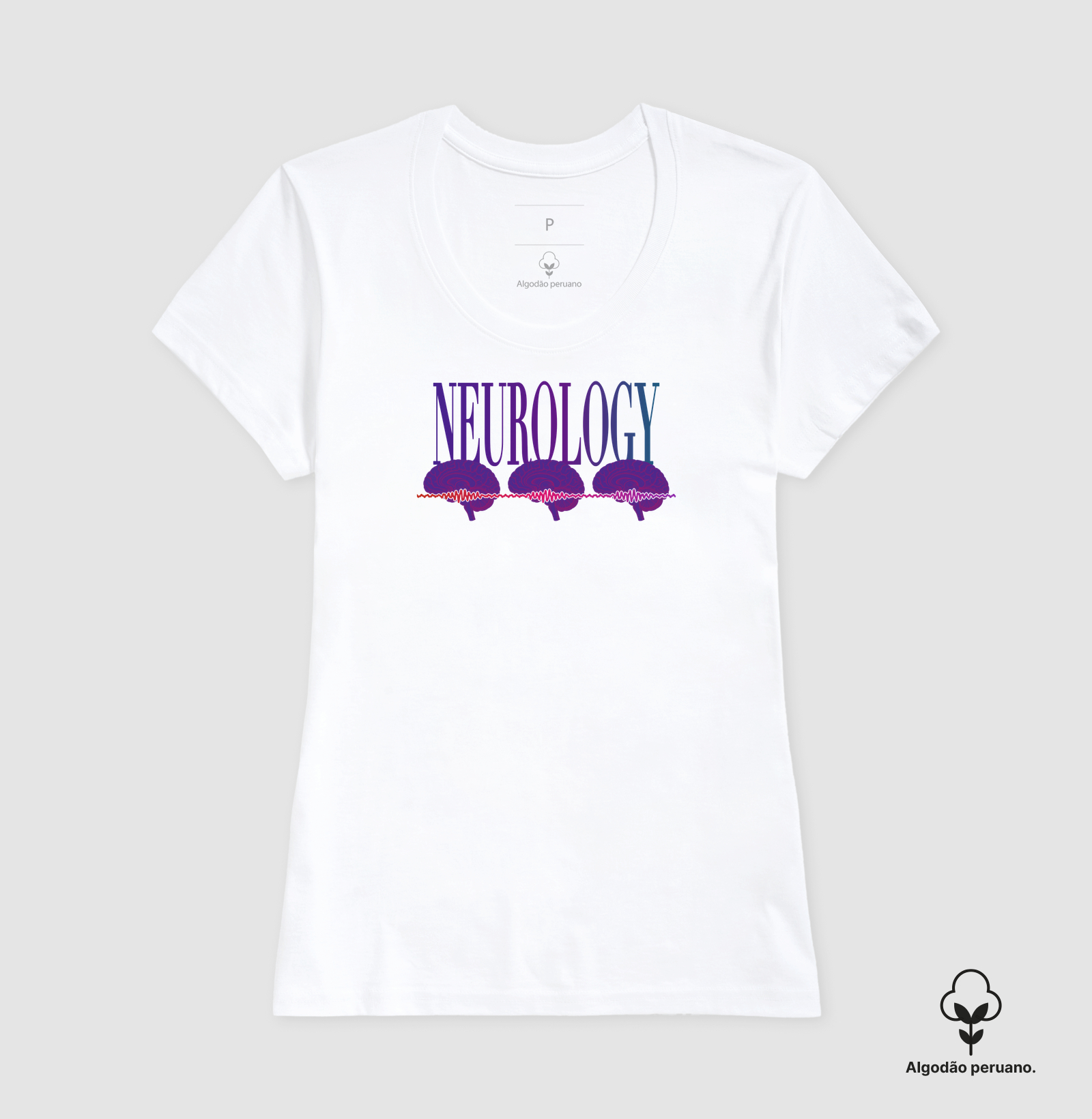 Camiseta Algodão Peruano — Neurology · Nova Edição - Imagem 7