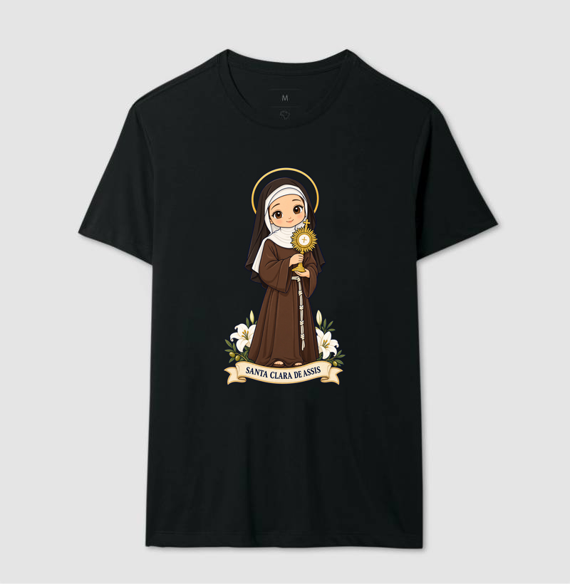 Santa Clara de Assis estilo chibi - Imagem 2
