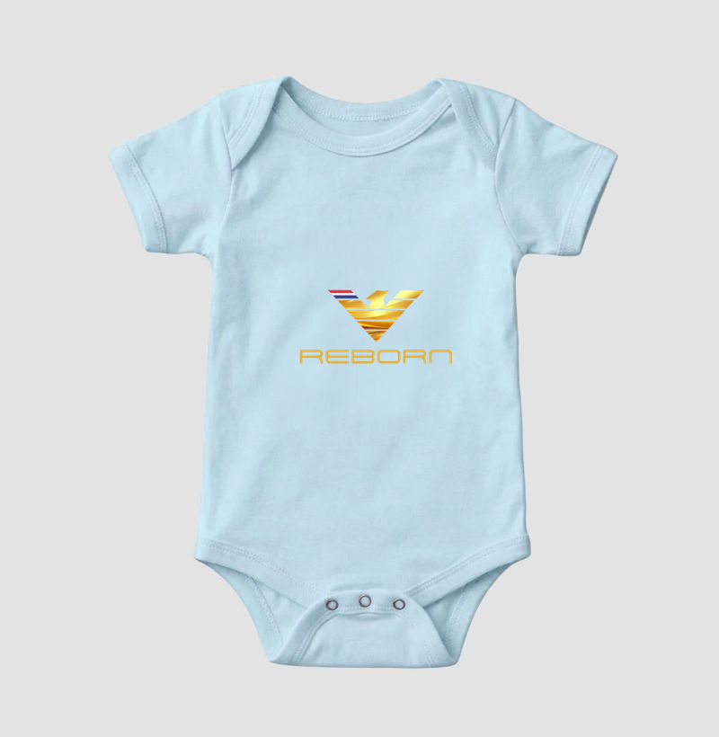 A estampa REBORN GOLD foi criada para pessoas que carregam uma mentalidade vencedora. Sua águia dourada representa poder, liberdade e liderança, enquanto o nome REBORN simboliza a capacidade de renascer mais forte diante das adversidades. - Imagem 4