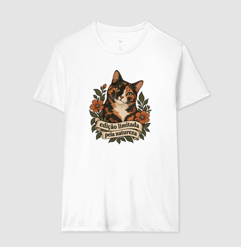 Camiseta Gata Tricolor "edição limitada pela natureza" | Pelo & Pano - Imagem 4