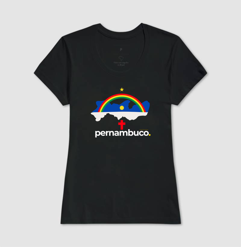 Camiseta PERNAMBUCO (versão colorida) | OxenteWear - Imagem 3