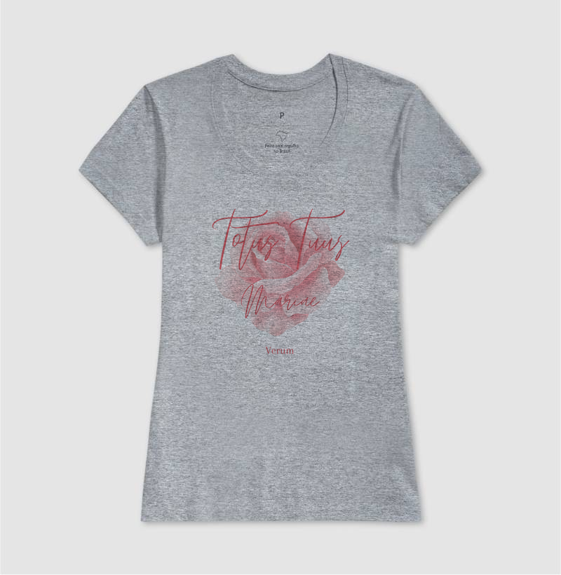 Camiseta Toda de Maria I Totus Tuus I camiseta católica feminina - Imagem 9