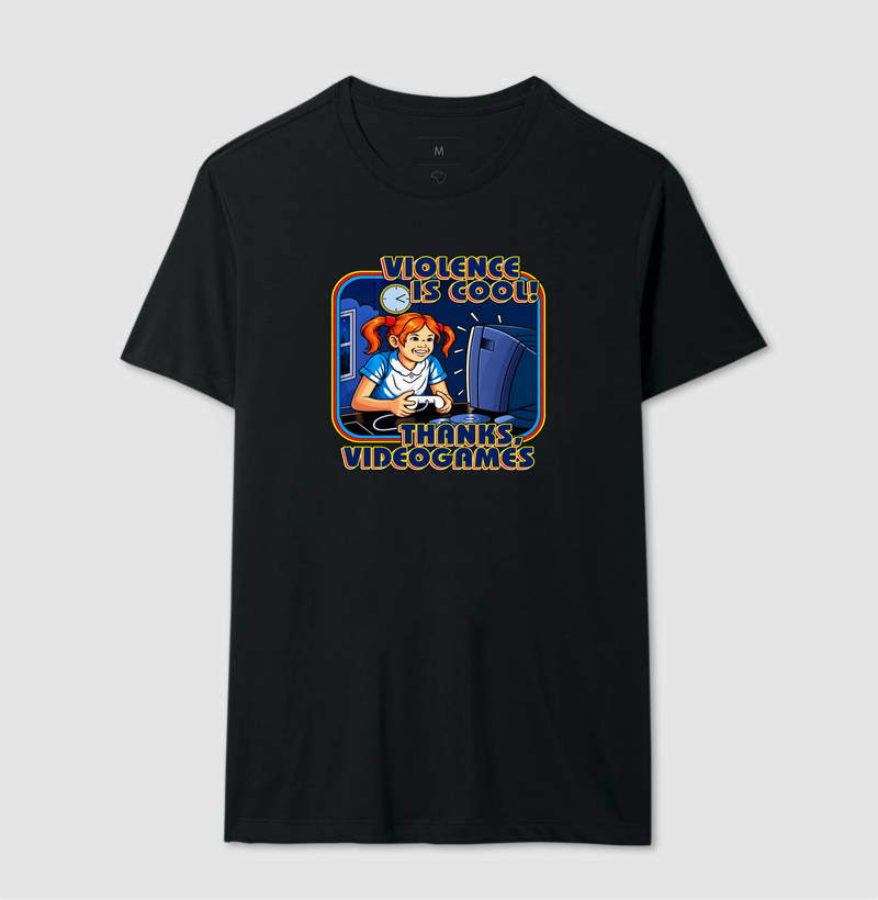 Camiseta "GTA 6 Thanks Video Games" - Imagem 2