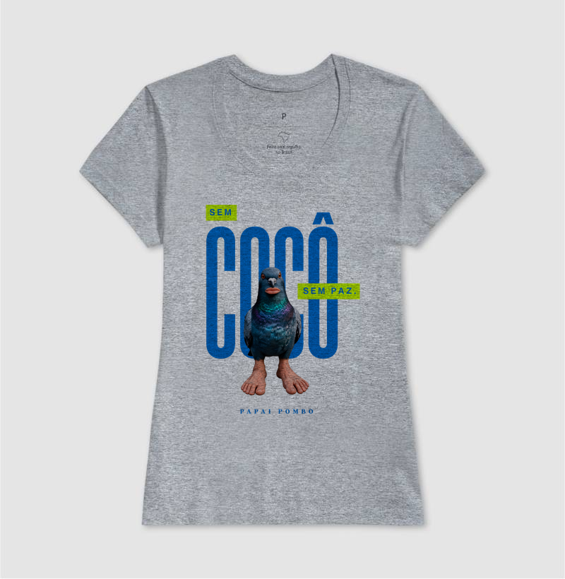 CAMISETA REGULAR SEM COCÔ, SEM PAZ. - Imagem 9