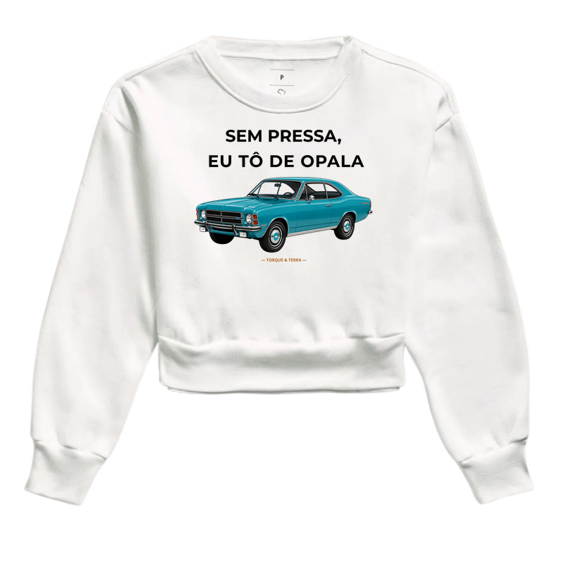 Sem pressa, eu tô de Opala - azul claro - Imagem 3